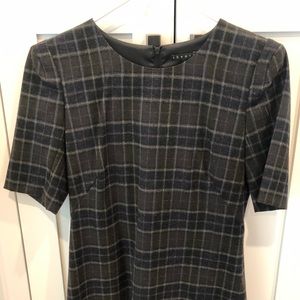 Theory Plaid Dress